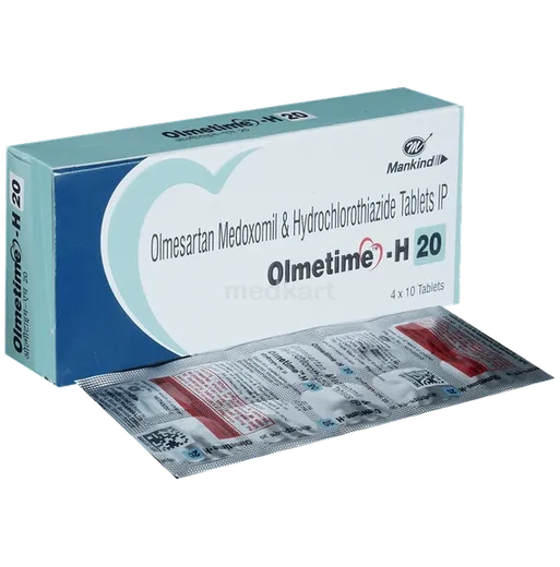 olmetime h 20mg tablet 10's